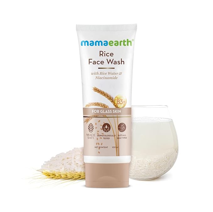 Mamaearth Rice Face Wash Review: With Rice Water & Niacinamide for Glass Skin